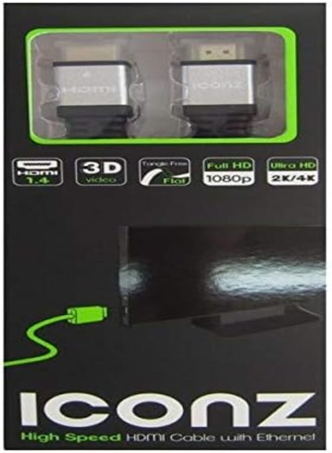 Iconz Hdmi Cable With Ethernet 1.8M Black Imnhc32Ks
